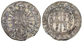 Basel Bistum 2 Batzen 1624 Silber 2.5g HMZ 2-126 selten bis vorzüglich