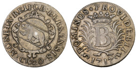 Bern Stadt 1717 20 Kreuzer Silber 5g HMZ 2-221b sehr schön