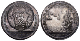 Bern 16er Pfennig des äusseren standes SM 637 Silber 32mm 11g feine Tönung fast FDC