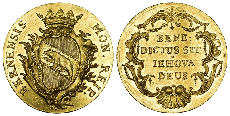 Schweiz | Switzerland | Suisse | Svizzera Bern. Stadt und Kanton. 4 Dukaten o. J...