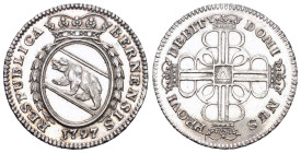 Bern. Stadt und Kanton. Vierteltaler (10 Batzen) 1797, Bern. 7.83 g. D.T. 513. HMZ 2-220g fast unzirkuliertz