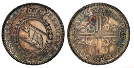 Bern. Stadt und Kanton. Vierteltaler (10 Batzen) 1797, Bern. Laubrand. 7.75 g. D.T. 513. HMZ 2-220g. NGC MS 63 Cert.No: 2918673-021