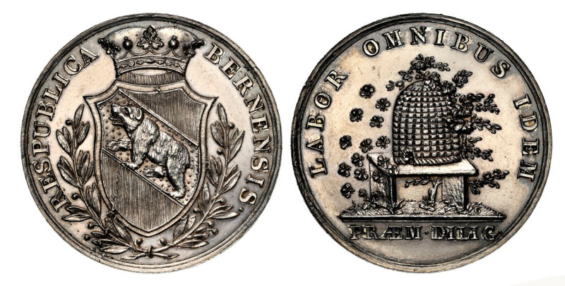 Schweiz | Switzerland | Suisse | Svizzera Bern Silbermedaille o. J. (1820). Schu...