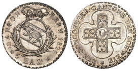 Bern 1826 5 Batzen Silber HMZ 2-234g fast FDC