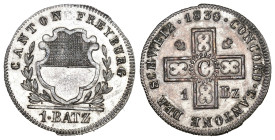 Fribourg 1830 Batzen Billon HMZ 2-286g bis unzirkuliert