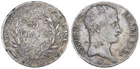 Genf/Genève. Stadt und Kanton. 5 Francs AN 13 (1805), Genf. D.T. 262. HMZ 2-352d. Sehr selten / Very rare schön bis sehr schön