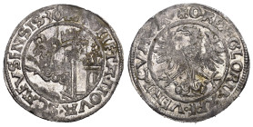 Schaffhausen. Batzen 1530, Schaffhausen. . 3.18 g. HMZ 2-753 bis unzirkuliert, leicht gebogen