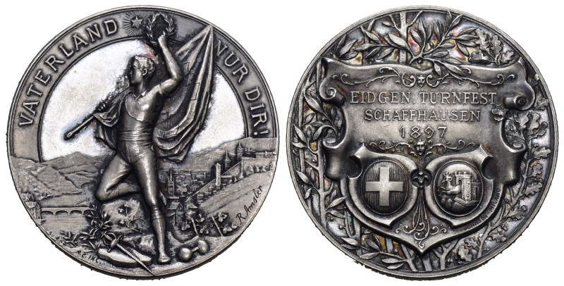 Schweiz | Switzerland | Suisse | Svizzera Schaffhausen 1897 Eidgenössisches Turn...
