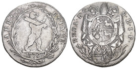 St.Gallen 1776 Halbtaler Silber, 14g, HMZ 2-868a selten sehr schön
