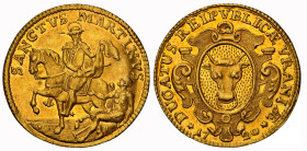 Uri. Dukat 1720, Altdorf. 3.38 g. D.T. 575a. HMZ 2-991c. Fr. 406. Selten / Rare NGC AU 58 Cert.No: 2933709-008