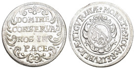 Zürich O.J 1/2 Gulden 20 Schilling Silber 8.3g HMZ 2-1166a vorzüglich