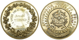 Medaille O.J Automobil Klub um 1920 Verdienstmedaille Silber 125g 60mm s.selten fast Stgl