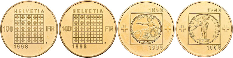 Schweiz | Switzerland | Suisse | Svizzera 100 Franken 1998, Bern. Zur Erinnerung...