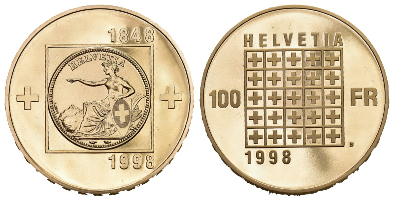 Schweiz | Switzerland | Suisse | Svizzera 100 Franken 1998, Bern. Zur Erinnerung...