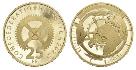 25 Franken 2022 Gold 5.5g mit Originalbox inkl. Zertifikat Proof