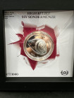 20 Franken Sondermünze Spezialausgabe High Relief SSV Schweizer Schiesssportverbände Proof Original Box