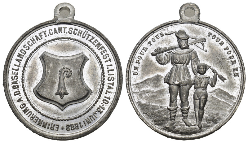 Schweiz | Switzerland | Suisse | Svizzera Basel Liestal 1888 Kantonalschützenfes...