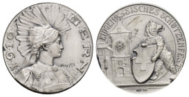 Bern. Silbermedaille 1910. Bern. Eidgenössisches Schützenfest. 13.56 g. Richter (Schützenmedaillen) 263b. Feine Patina / Nicely toned. Vorzüglich Orig...