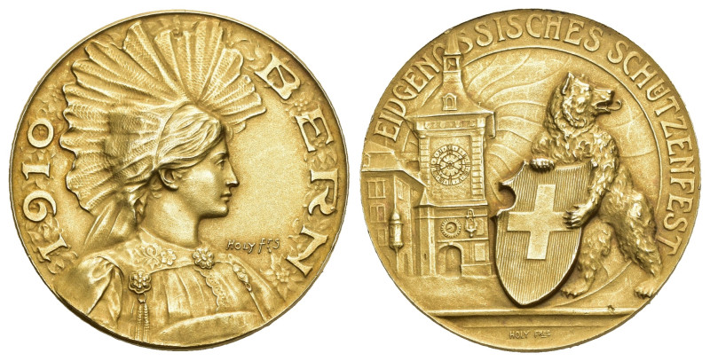 Schweiz | Switzerland | Suisse | Svizzera Bern. Goldmedaille 1910. Bern. Eidgenö...