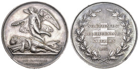 Luzern. Silbermedaille 1853. Luzern. Schützenfest der Eidgenossen. 33.92 g. Richter (Schützenmedaillen) 864a. Sehr selten in dieser Erhaltung vorzügli...
