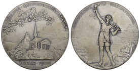 Zürich. Silbermedaille 1900. Uster. Zürcher Kantonalschützenfest. 37.73 g. Richter (Schützenmedaillen) 1782a. Marktverfügbarkeit: Weniger als ca. 150 ...