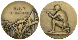Schweiz R.I.7 1922 Bronzemedaille 23.6g 40mm Ri.1997B FDC