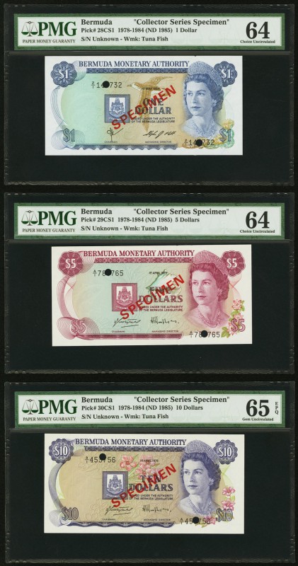 Bermuda Monetary Authority $1; $5; $10; $20; $50; $100 1978-84 Pick 28CS1-33CS1 ...