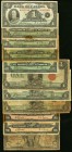 Canada A Circulated Assortment of Canadian Government and Private Bank Issues. Very Good or Better. Several examples displays flaws including tears, g...