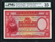 Hong Kong Hongkong & Shanghai Banking Corp. 100 Dollars 31.3.1947 Pick 176e KNB66a PMG Very Fine 25. Minor rust.

HID09801242017