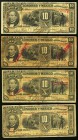 Mexico Banco de Londres y Mexico 10 Pesos 1889-1912 M272u; M272x (2); M272q Four Examples Fine or better. 

HID09801242017