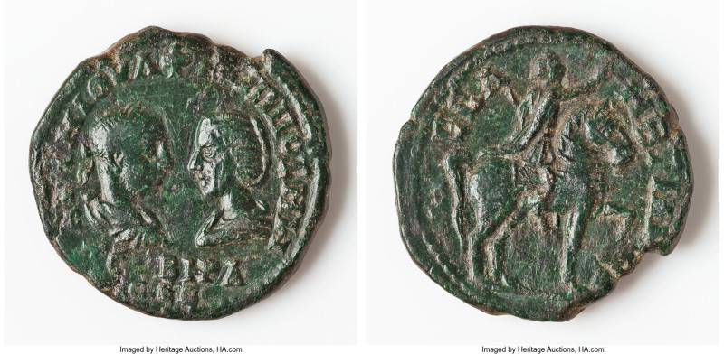 THRACE. Mesambria. Philip I (AD 244-249) and Otacilia Severa. AE (26mm, 10.11 gm...