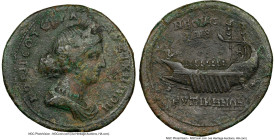 MYSIA. Cyzicus. Commodus (AD 177-192). AE medallion (44mm, 40.77 gm, 1h). NGC Choice VF 5/5 - 3/5. Ca. AD 180-192. KOPH CΩTЄIPA-KYZIKHNΩN, laureate, d...