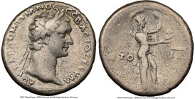 CAPPADOCIA. Caesarea. Domitian, as Augustus (AD 81-96). AR didrachm (21mm, 6.60 gm, 6h). NGC Choice Fine 5/5 - 3/5. Dated Regnal Year 13 (AD 93/4). ΑΥ...