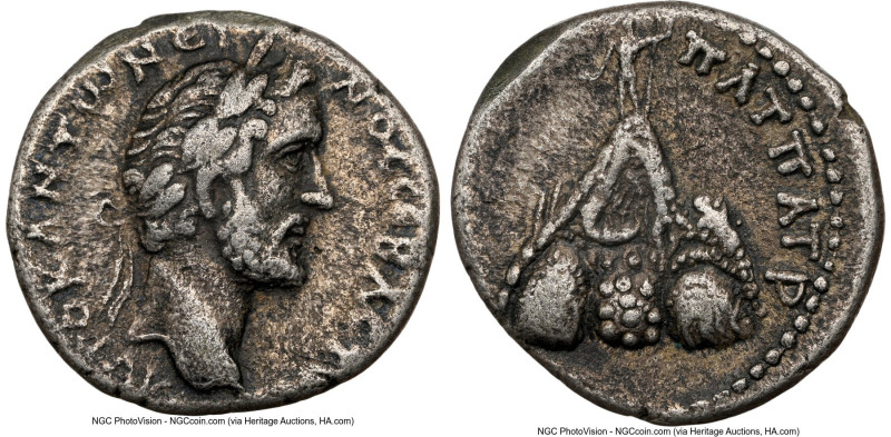 CAPPADOCIA. Caesarea. Antoninus Pius (AD 138-161). AR didrachm (20mm, 5.78 gm, 1...