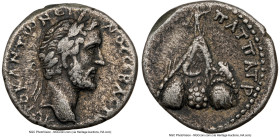 CAPPADOCIA. Caesarea. Antoninus Pius (AD 138-161). AR didrachm (20mm, 5.78 gm, 11h). NGC Choice VF 4/5 - 3/5. ΑΝΤWΝЄΙ-ΝΟC CЄΒΑCΤΟC, laureate head of A...