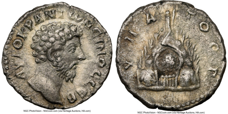 CAPPADOCIA. Caesarea. Marcus Aurelius, as Augustus (AD 161-180). AR didrachm (21...