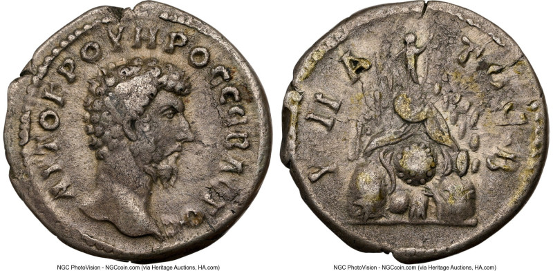 CAPPADOCIA. Caesarea. Lucius Verus (AD 161-169). AR didrachm (21mm, 6.52 gm, 6h)...