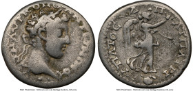 CAPPADOCIA. Caesarea. Commodus (AD 177-192). AR didrachm (19mm, 4.07 gm, 12h). NGC Fine 5/5 - 4/5. Dated Consular Year 4 (AD 183-5). AYT M AYP KOMO AN...