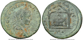 CAPPADOCIA. Caesarea. Severus Alexander, as Augustus (AD 222). AE (27mm, 13.10 gm, 11h). NGC Choice XF 3/5 - 4/5, die shift. Dated Regnal Year 3 (AD 2...
