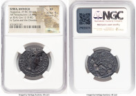 SYRIA. Antioch. Augustus (27 BC-AD 14). AR tetradrachm (27mm, 13.44 gm, 11h). NGC XF 4/5 - 2/5. Dated Actian Era Year 26 and Consular Year 12 (5/4 BC)...