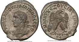 SYRIA. Antioch. Philip II, as Augustus (AD 247-249). BI tetradrachm (26mm, 12.19 gm, 1h). NGC MS 5/5 - 3/5. AD 249. AYTOK K M IOYΛI ΦIΛIΠΠOC CЄB, laur...