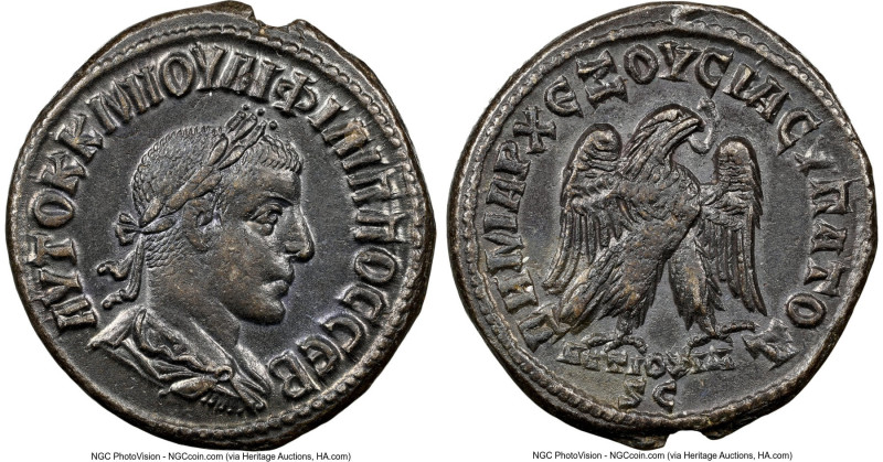 SYRIA. Antioch. Philip II, as Augustus (AD 247-249). BI tetradrachm (27mm, 6h). ...