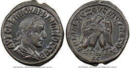 SYRIA. Antioch. Philip II, as Augustus (AD 247-249). BI tetradrachm (27mm, 6h). NGC Choice XF. AD 249. AYTOK K M IOYΛI ΦIΛIΠΠOC CЄB, laureate, draped,...