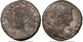 EGYPT. Alexandria. Nero, as Augustus (AD 54-68). BI tetradrachm (23mm, 12h). NGC Choice Fine. Dated Regnal Year 14 (AD 67/8). ΝΕΡΩ ΚΛΑΥ ΚΑΙΣ ΣΕΒ ΓΕΡ A...