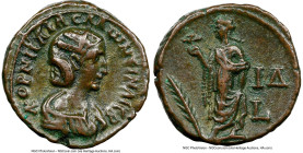 EGYPT. Alexandria. Salonina (AD 254-268). BI tetradrachm (23mm, 11h). NGC Choice VF. Dated Regnal Year 14 of Gallienus (AD 266/7). KOPNHΛIA CAΛWNEINA ...
