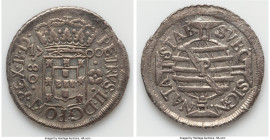 Pedro II 80 Reis 1700-P AU (Altered Surface), Pernambuco mint, KM87.2, LMB-140. 2.84gm. An early Pernambuco minted issue and quite a popular one. HID0...