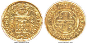 Jose I gold "Inverted Reverse" 4000 Reis 1775 MS62 PCGS, Lisbon mint, KM171.1, LMB-298. IOSEPHUS/DOMINVS. HID09801242017 © 2024 Heritage Auctions | Al...