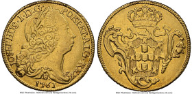 José I gold 6400 Reis (Peça) 1761-B XF Details (Mount Removed) NGC, Bahia mint, KM172.1, LMB-391. HID09801242017 © 2024 Heritage Auctions | All Rights...