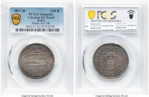 João Prince Regent Pair of Certified Reis Issues XF Details (Cleaned) PCGS, 1) 320 Reis 1817-R, KM255.1, LMB-411. 2) 80 Reis 1816-R, KM305, LMB-404. M...