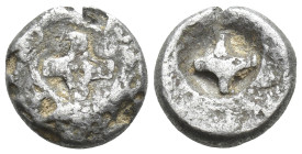 Asia Minor, uncertain mint AR obol. (10mm, 0,97 g)